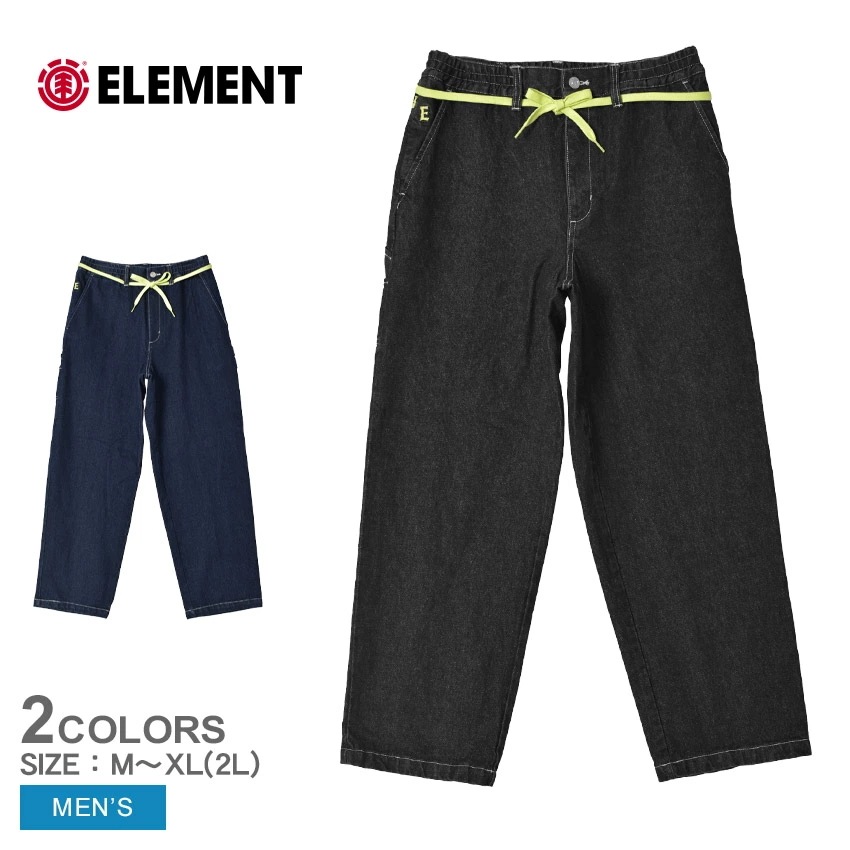 HRTN SHOD PANTS HAMM BE022716 メンズ ボトムス ズボン パンツ デニム HIROTTON コラボ アートワーク ウエストゴム ロングパンツ イージーパンツ