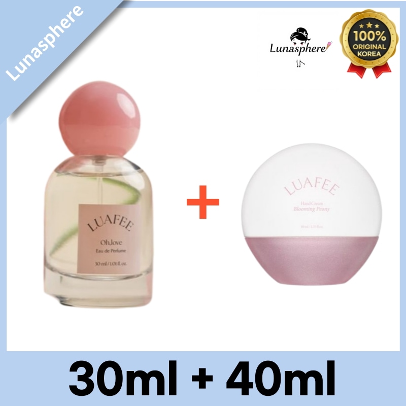 韓国正規品 五ラブEDP (Oh, love) 30ml + ブルーニングピオニー 保湿パフューム ハンドクリーム (Blooming peony) 40ml