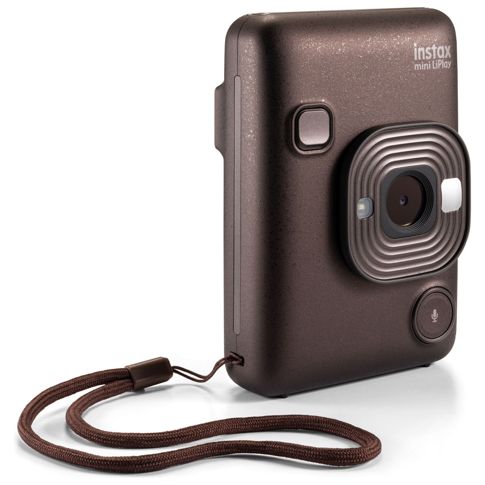 富士フイルム INS_LIPLAYC_BRONZE ハイブリッドインスタントカメラ チェキ「instax mini LiPlay」（ブロンズ） INSLIPLAYCBRONZE