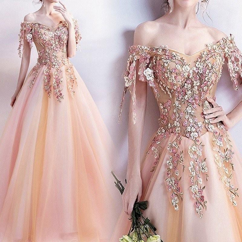 2023新作 ロングドレス 演奏会 パーティードレス 結婚式 ドレス ワンピース 二次会 花嫁 発表会 謝恩会 大きいサイズ 小さいサイズ 披露宴 おしゃれ