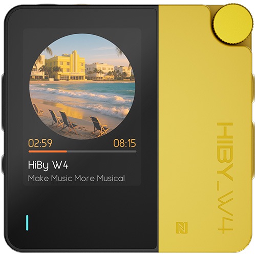 HiBy オールインワン・ポータブルオーディオBluetooth DAC（イエロー） W4YELLOW