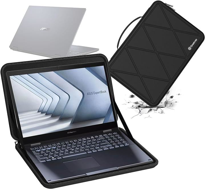 ハードEVA保護スリーブケース 14インチ ASUS ExpertBook B2 Flip B2402F/ B2402C( Black, For ASUS 14インチ（M77）)