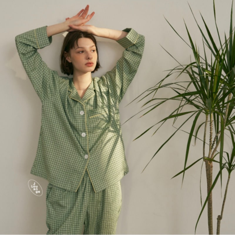 ラッピング不可】 LOUNGE JOS / パジャマセット Set Pajama Peppermint パジャマ size:M -  flaviogimenis.com.br