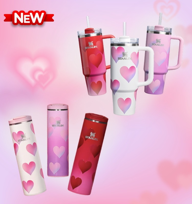 NEW【バレンタインデーコレクション】トランジット フリップトップ マグ 473ml 3種択1 / クエンチャー H2.0 フローステート タンブラー 887ml 3種択1