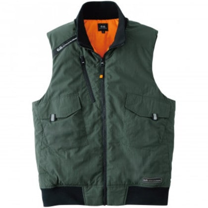 桑和 0474-06 防寒ベスト 3Lサイズ アーミー(82) G.G.