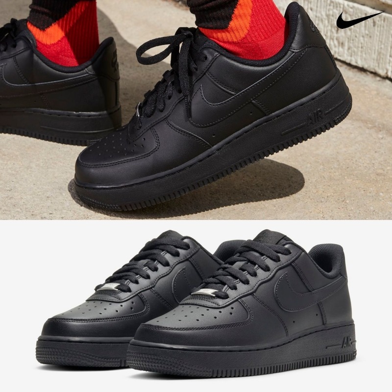 [NIKE] ナイキ スニーカー エア フォース 1 07 ウィメンズシューズ / BLACK