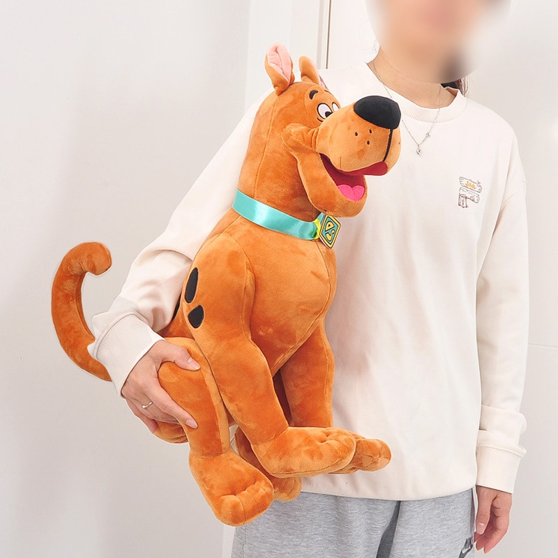 【急速出荷】スクウェアはアニメキャラクターより大きい茶色の犬のかわいいぬいぐるみ大丹の犬の人形リビングの置物