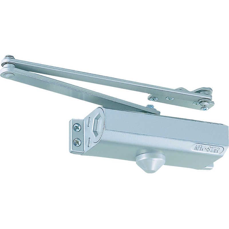 日本ドアーチェック製造　ドアクローザー P-182 シルバー　P182N01