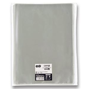 （まとめ） TANOSEE OPP袋 フラット A4用 225310mm 1パック（100枚） 10セット