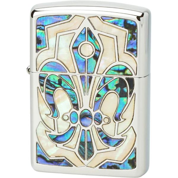 ZIPPO　ジッポ オイルライター Armor Inlaid Shell Grande GRND-LLY グリーンシェル
