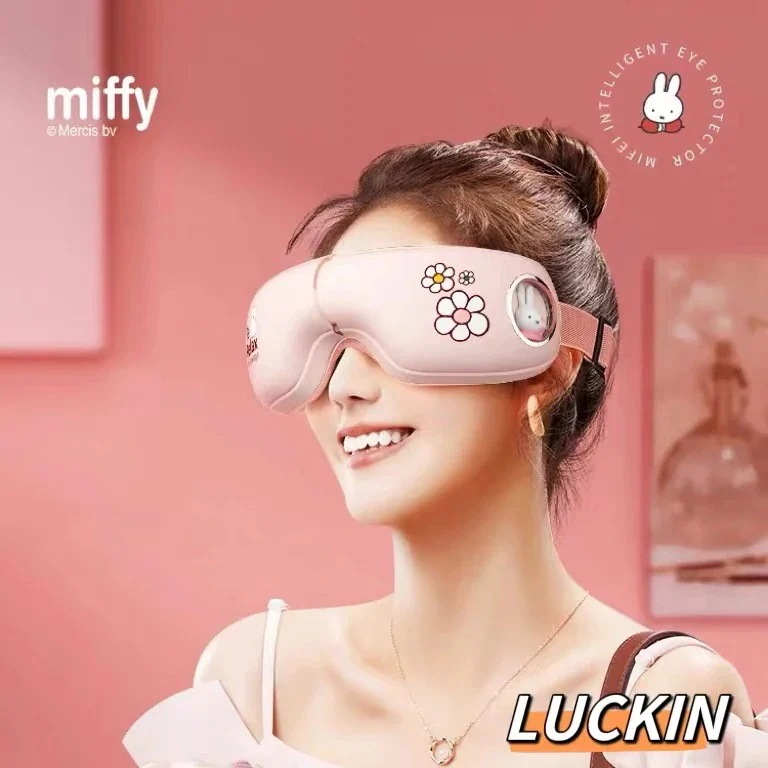USB充電目元美顔器ミッフィー とろけるホットアイマスク! アイマッサージャー 目元美顔器 充電式 目のケア EYE RELAX アイマスク コードレス マッサージ器 クマ シワ アイリラックス