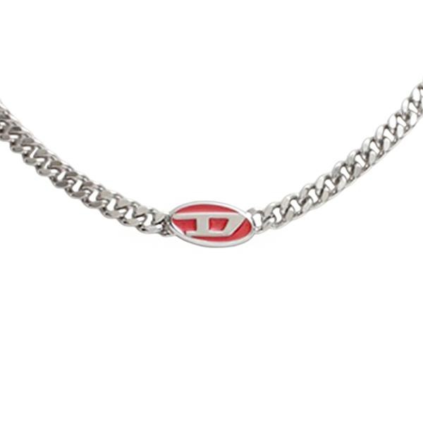 ネックレス アクセサリー DX1446040 メンズ シルバー レッド