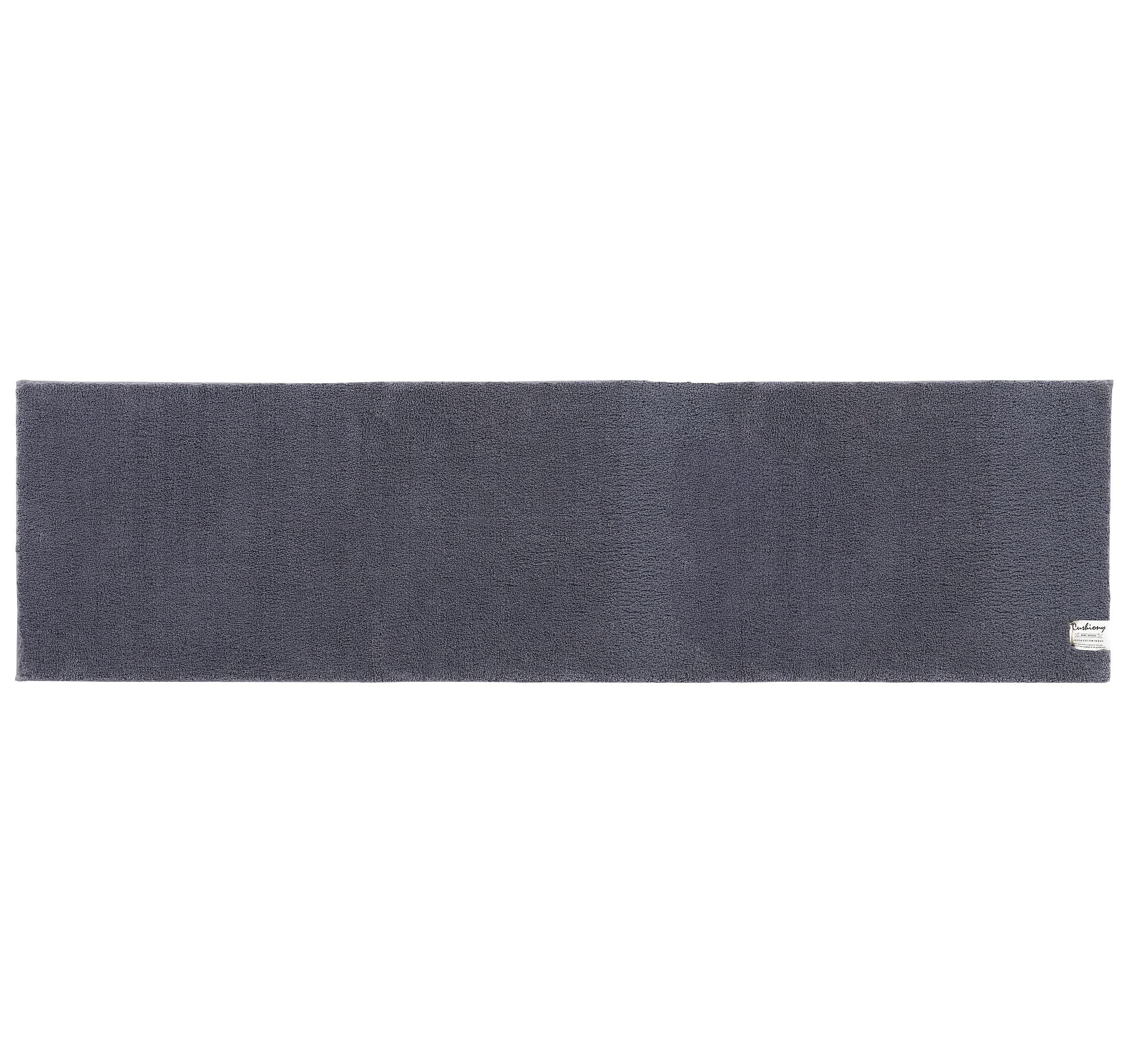 センコー(Senko) B.B.collection クッショニー 2 ロング 幅 洗面 マット 約50× 180cm グレー 厚手 ボリューム 50100
