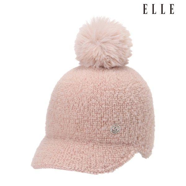 耳当てボンボンニットキャップ（レディース）6K87405_200_CJ 4,498円