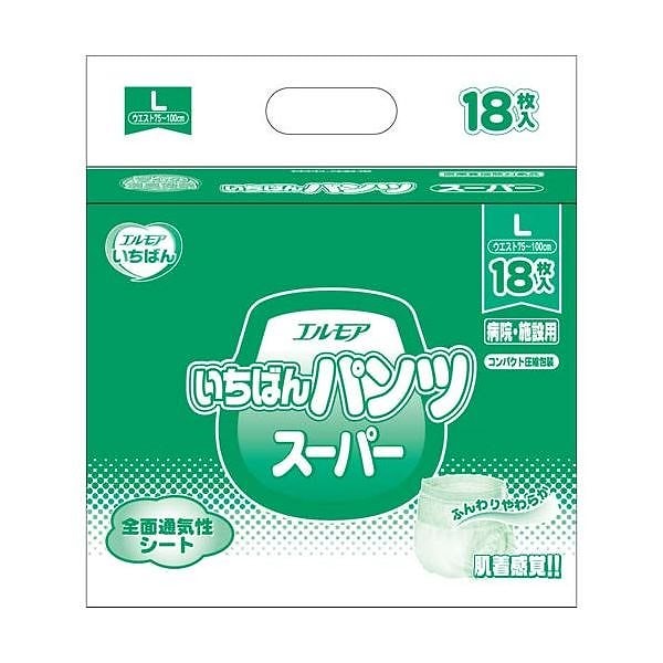 (業務用2セット) カミ商事 いちばんパンツスーパーL18枚