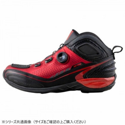 elf エルフ モーターサイクルシューズ シンテーゼ16 10レッド 25.0cm EL01610250