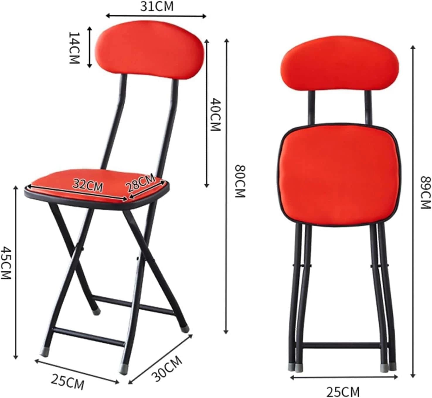 カウンターチェア バーチェア 折りたたみ椅子 椅子 座高さ45cm 背付き 家用キッチン バー 喫茶店 カフェ 居酒屋 ダイニングチェア 室内 コンパクト収納 組み立て不要
