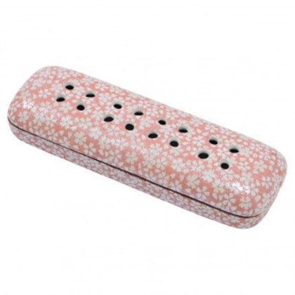 花摘寝かせる線香皿 II 有田焼 大 桜小紋ピンク 32x38700y4072 5,466円