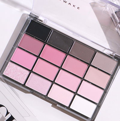 ウェイクメイク アイシャドウパレット シェーディング セット売り ブラシ付き wakemake アイシャドウ ウェイクメイク ソフトブラーリングアイ