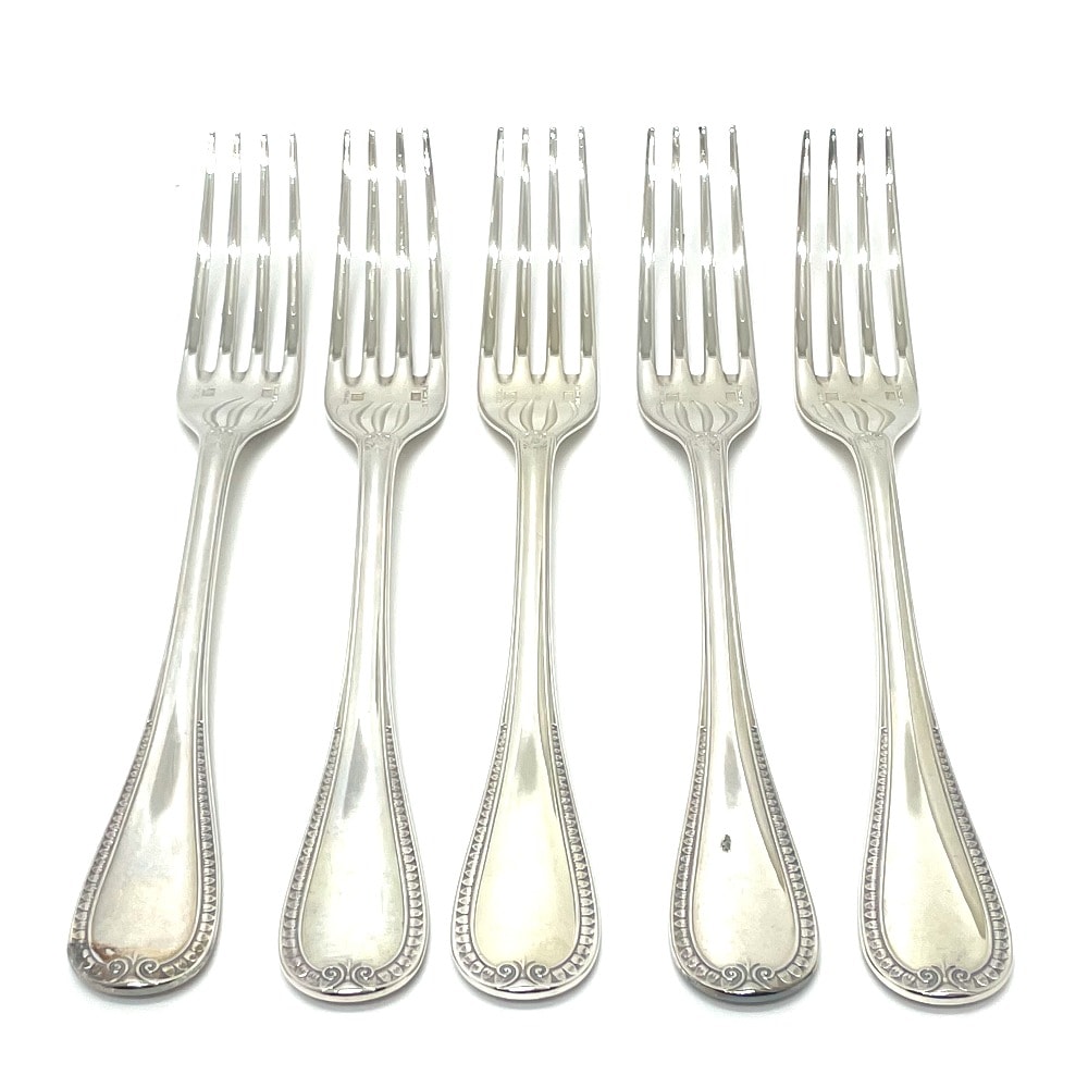 クリストフル　Christofle デザートフォーク　5本セット　シルバー製品 クリストフル Christofle デザートフォーク 5本セット シルバー