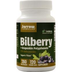 JARROW社 ビルベリー+グレープスキンポリフェノール (280mg) 120カプセル