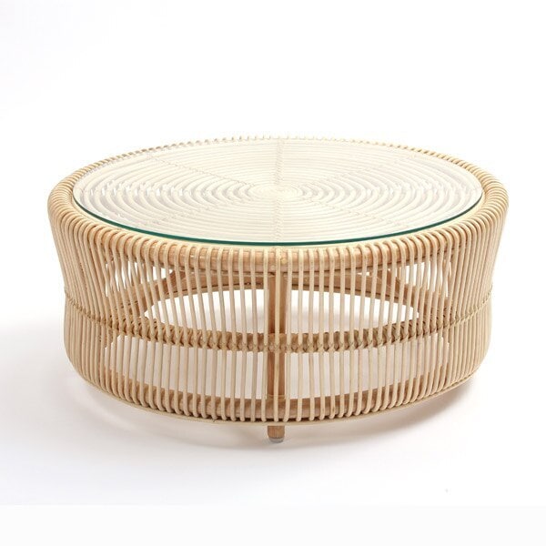 籐 ラタン ローテーブル