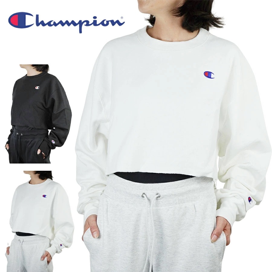 CHAMPION チャンピオンウィメンズ スウェット トレーナー クロップ リバースウィーブWL827549302 CROPPED REVERSE WEAVE CREW