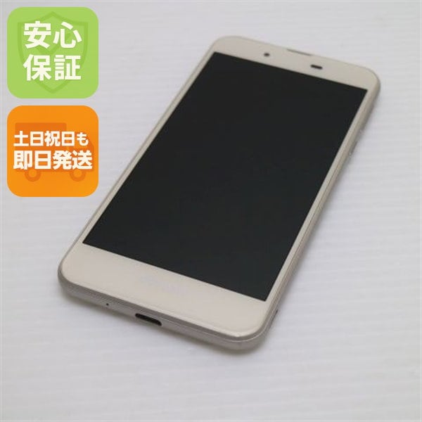 超美品 SH-02J AQUOS EVER ゴールド スマホ 52