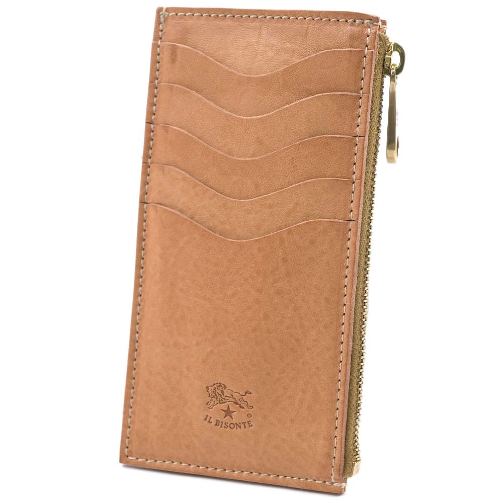 イルビゾンテ フラグメントケース カードケース コインケース 小銭入れ メンズ レディース ナチュラル Naturale Cowhide Leather IL BISONTE SCC105-PV000