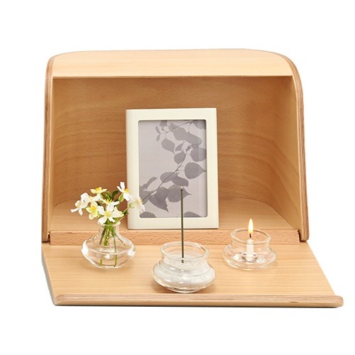 仏壇 仏具 お線香 日本香堂 やさしい時間 祈りの手箱 ナチュラル送料無料ギフト対応不可