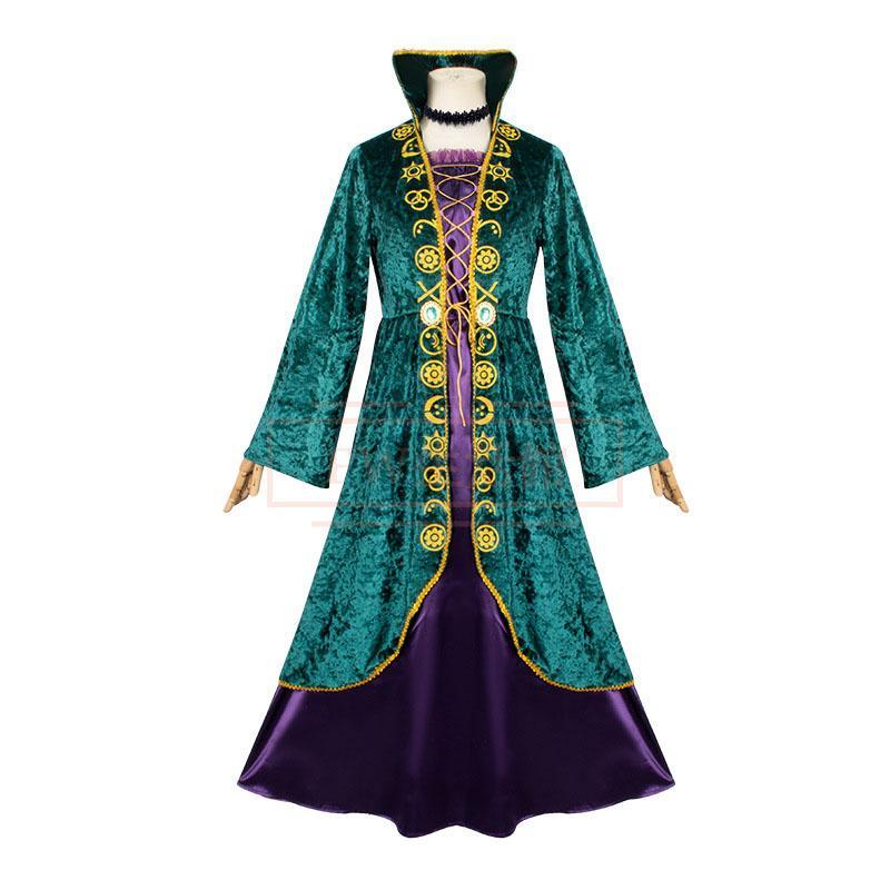 【新品開催 即納】ホーカス ポーカス2 コスプレ 衣装 Hocus Pocus2 ウィニー コスプレ キッズ ウィニフレッド 衣装 子供 ウィニー・サンダーソン コスプレ 映画 衣装 ハロウィン