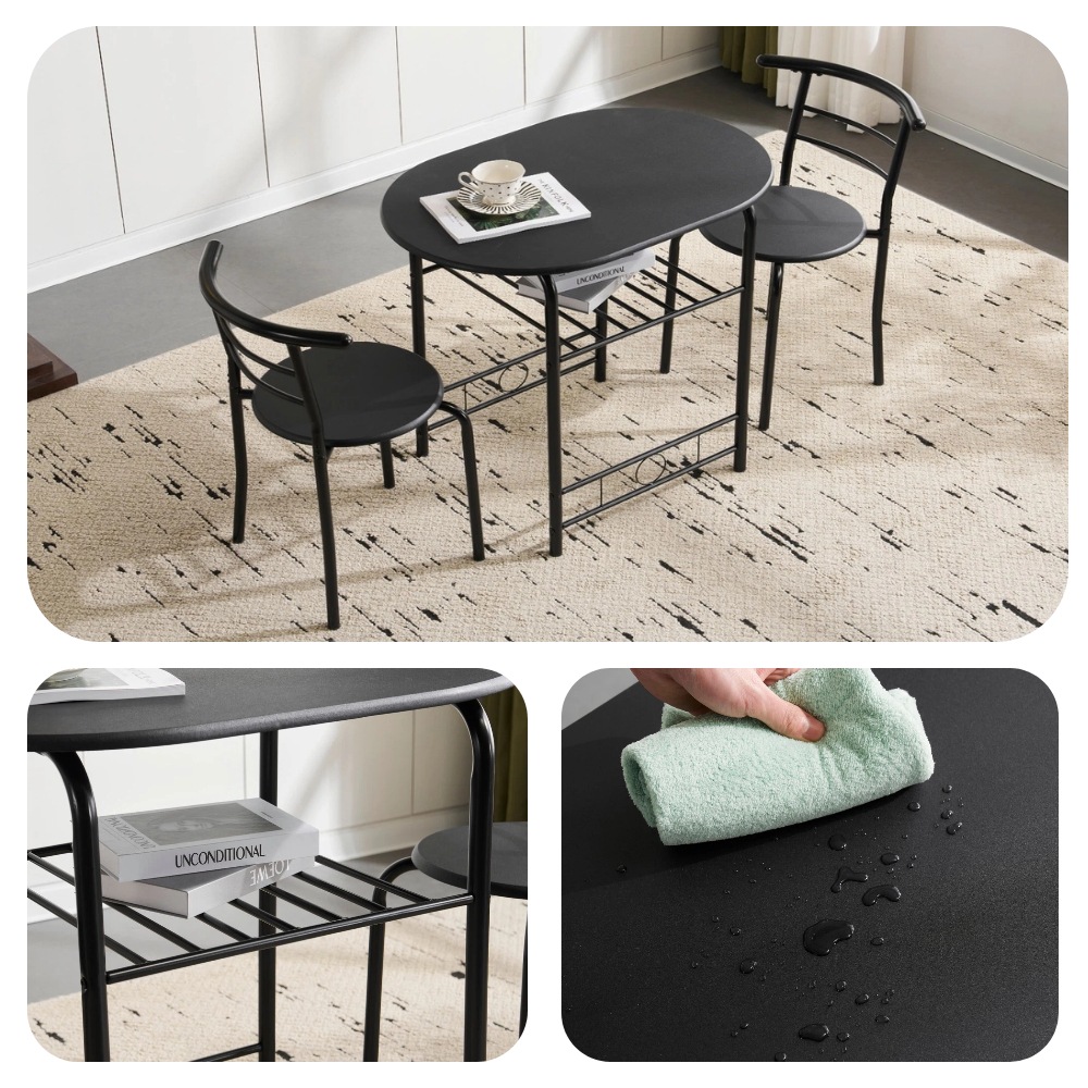 12円形 ダイニング 3点セット ダイニングテーブル ダイニングセット 食卓 チェア2脚 コンパクトサイズ 2人掛け おしゃれ コンパクト モダン16