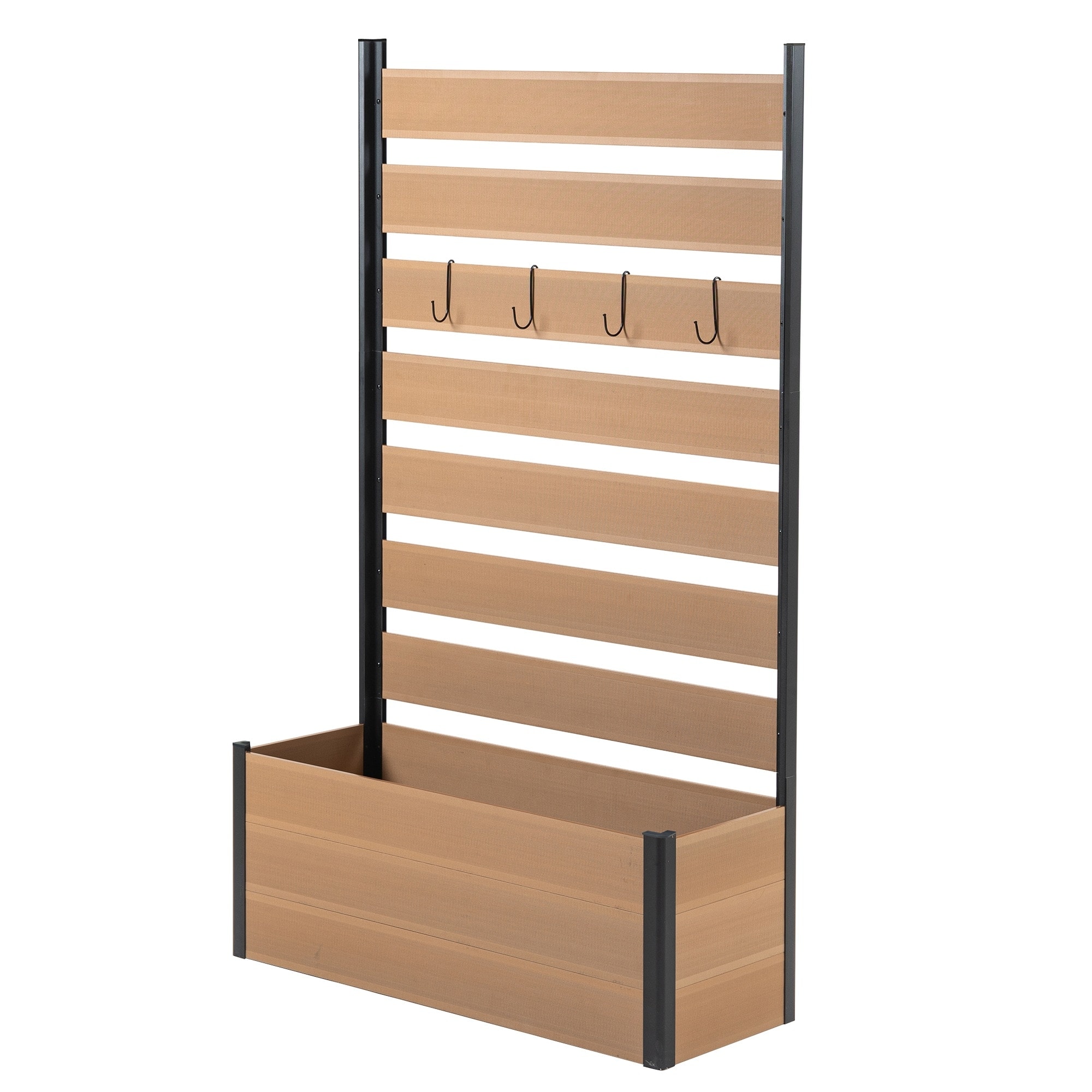 【ナチュラル 90×150cm】ウッドフェンス 目隠し フェンス ウッド 木製 人工木 ボーダーフェンス プランターフェンス ラティス ロータイプ 150 ガーデンフェンス ガーデン ラティスフェン 13,068円