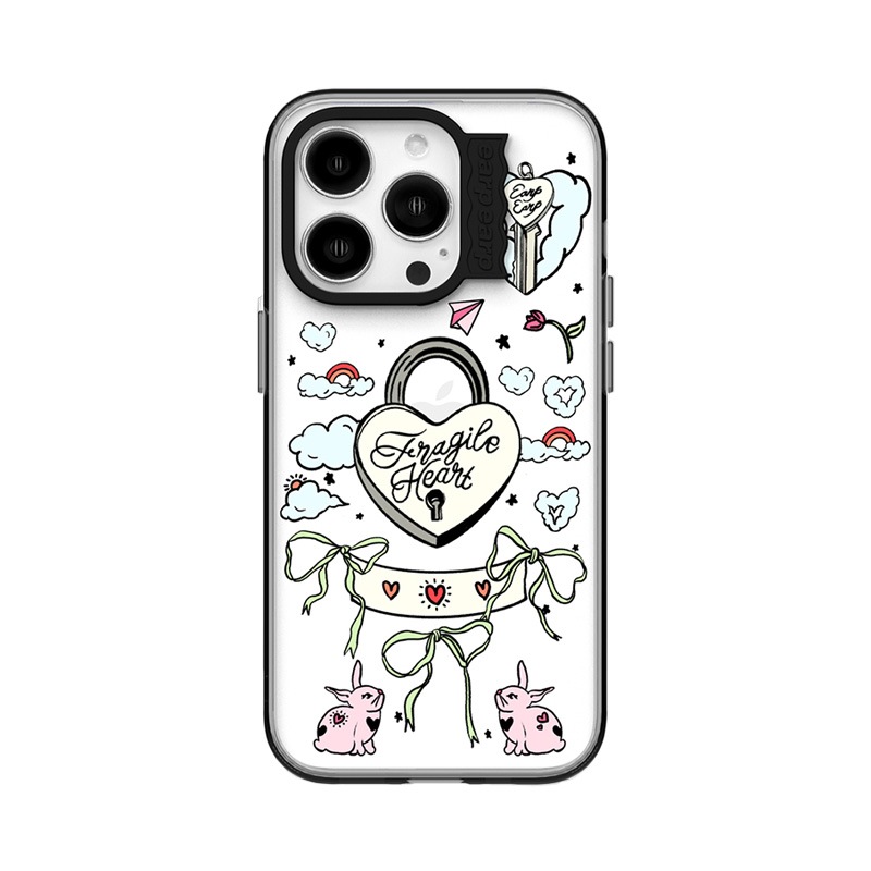[IVE ガウル 着用] [Lauren Jung] Heart padlock BLACK (WAVE LABEL) 韓国 アイドル スマホ ケース iPhone キャラクター かわいい 雑貨 5,733円