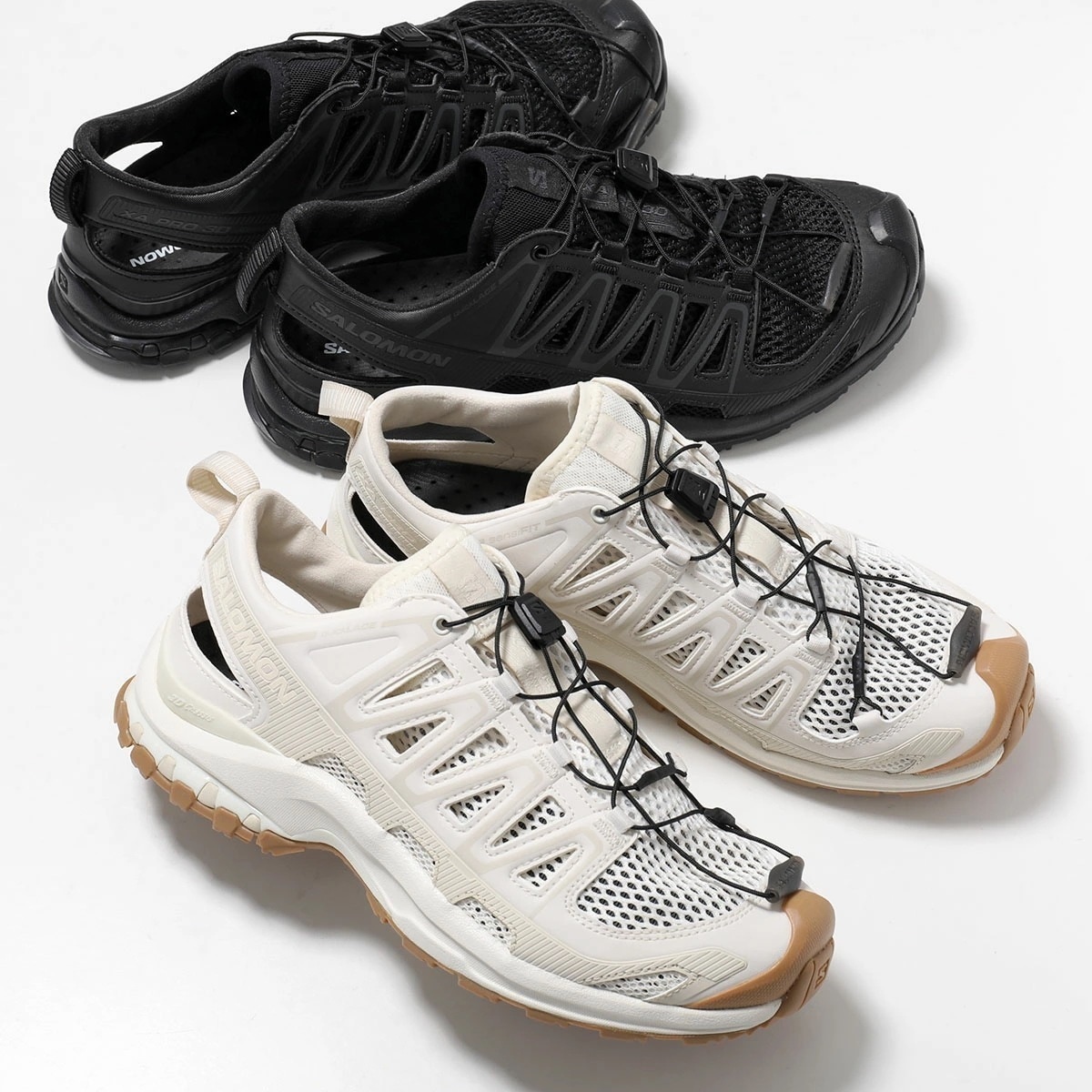 SALOMON サロモン スニーカー XA PRO 3D AMPHIB レディース オープンメッシュアッパー Quicklace クイックシューレース ローカット シューズ 靴 カラー2色