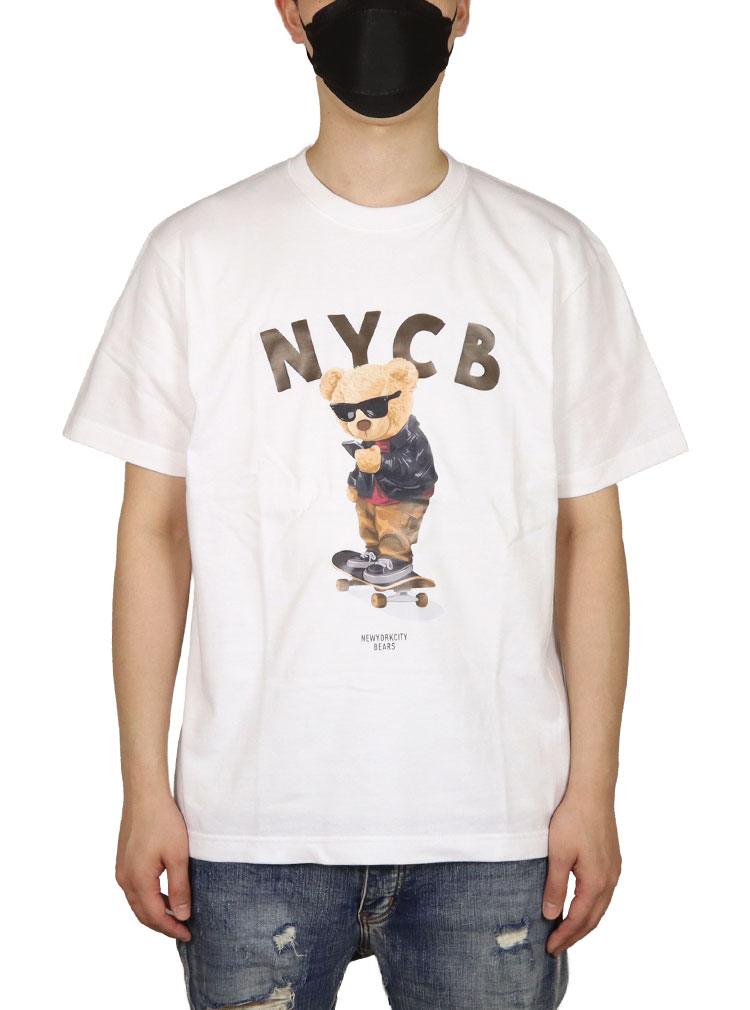ゴッサム NYC エヌワイシー Tシャツ GOTHAM NYC 半袖Tシャツ メンズ レディース ブランド 大きいサイズ おしゃれ 白 黒 綿100% ストリート 160