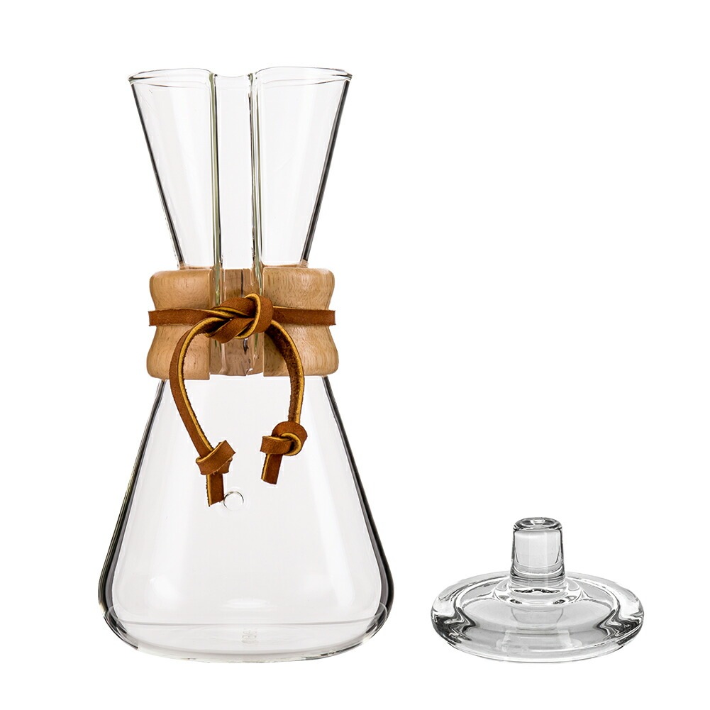 コーヒーメーカー + 専用フタ 3カップ用 マシンメイド ドリップ式 キッチン おしゃれ 遅れてごめ