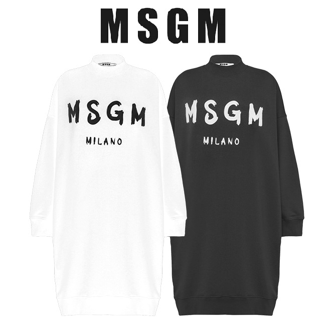 被り心地最高 Msgm レディース エムエスジーエム ロゴ スウェットワンピース Regular Sweatshirt With Msgm Logo 全2 2841mdm67 7299 Sale 公式通販 Niktools Gr