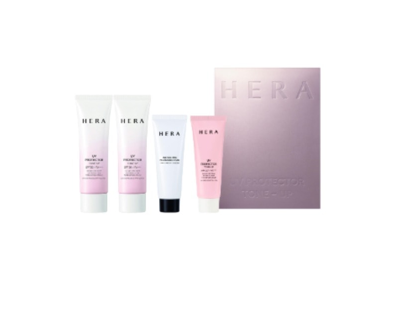 UVプロテクター トーンアップ2種 企画セット[ トーンアップ50g + トーンアップ50g + トーンアップ40g + クレンジングフォーム 50g ]