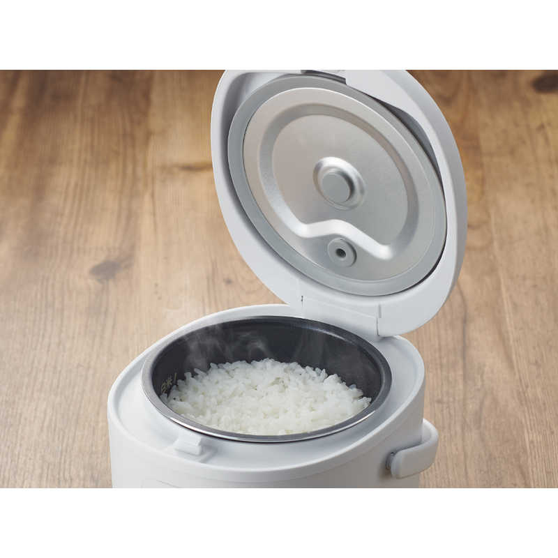 コイズミ　KOIZUMI　炊飯器 1.5合 ライスクッカーミニ グレー　KSC-1514-H