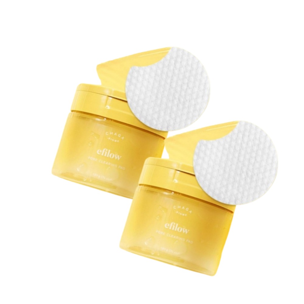 チャガキノコ LHA 角質ピーリング ポアクリアパッド 70枚入り, 2個