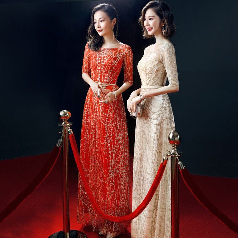 カラードレス 演奏会 ロング 安い イブニングドレス 花嫁 パーティードレス 二次会 フォーマルドレス ブライズメイドドレス コンサート 2色選択可