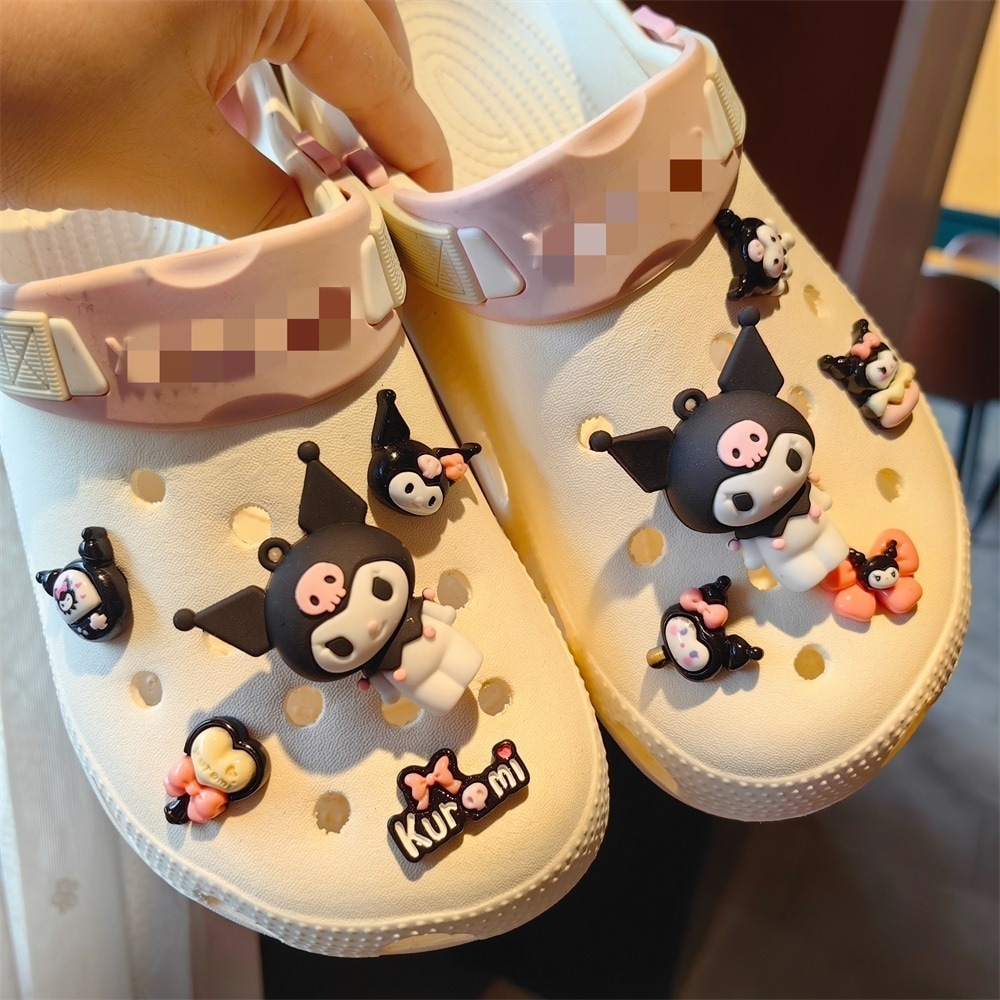 【送料無料】新和風立体黒ロリータ可愛い靴花窟靴靴バックル取り外し可能な装飾バックルリボン