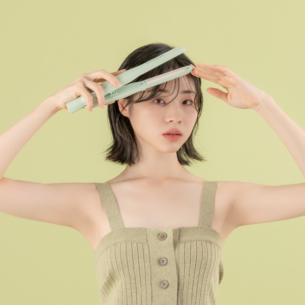 ソフトバーフラットアイアン0.5インチメランジグリーン