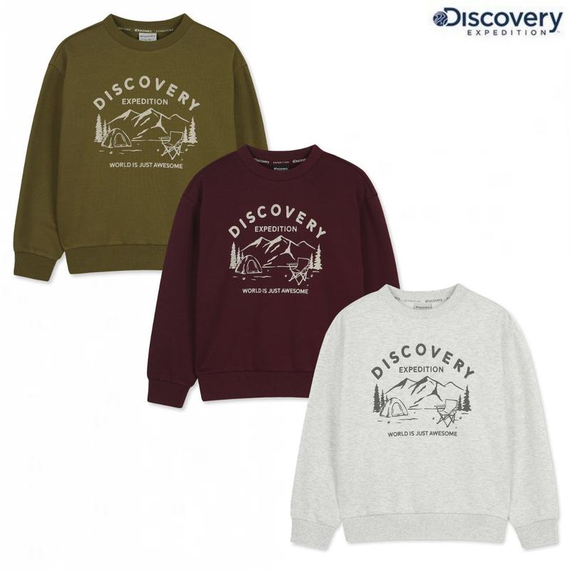 25FW キッズ 全面グラフィック 裏起毛マンツーマン DKMT83056