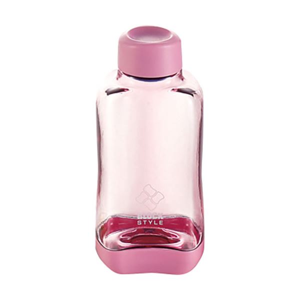[5セット] パール金属 ブロックスタイル PCアクアボトル500 ピンク H-6035X5