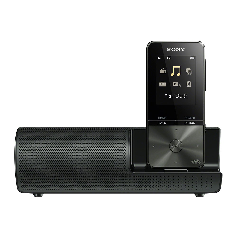 ソニー ウォークマン Sシリーズ 4GB NW-S313K : MP3プレーヤー Bluetooth対応 最大52時間連続再生 イヤホン/スピーカー付属 2017年モデル ブラック NW-S313K