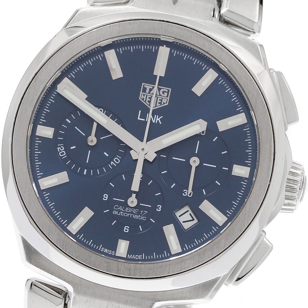 タグホイヤー TAG HEUER CBC2112 リンク キャリバー17 クロノグラフ 自動巻き メンズ 箱付き_931881【中古】