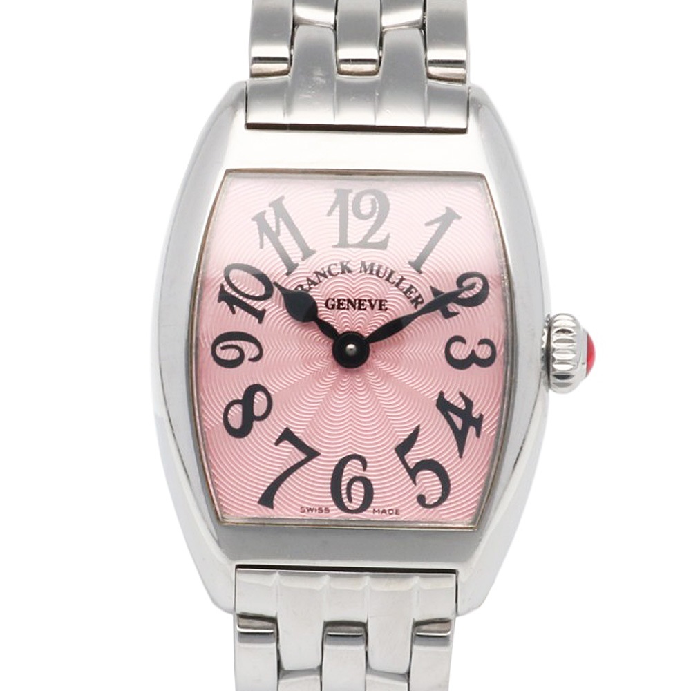 フランクミュラー トノウカーベックス インターミディエ 腕時計 ステンレススチール 2252QZ クオーツ 1年保証 FRANCK MULLER 中古