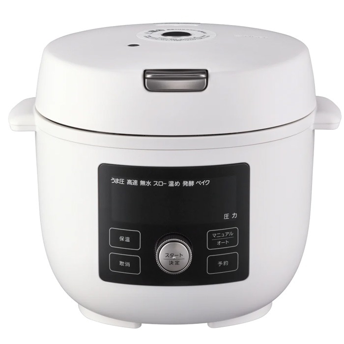 電気圧力鍋 TIGER COOKPOT タイガークックポット COK-A220-WM マットホワイト